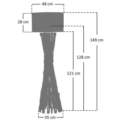 Lampen Und Leuchten*Pharao24 Treibholz Stehlampe Tiapeh