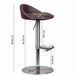 Barhocker*Pharao24 Tresenhocker Rusty