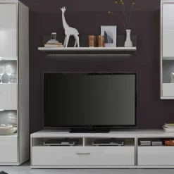 Moderne Wohnwände|Wohnwand 350 Cm*Pharao24 TV Anbauwand Lefaria