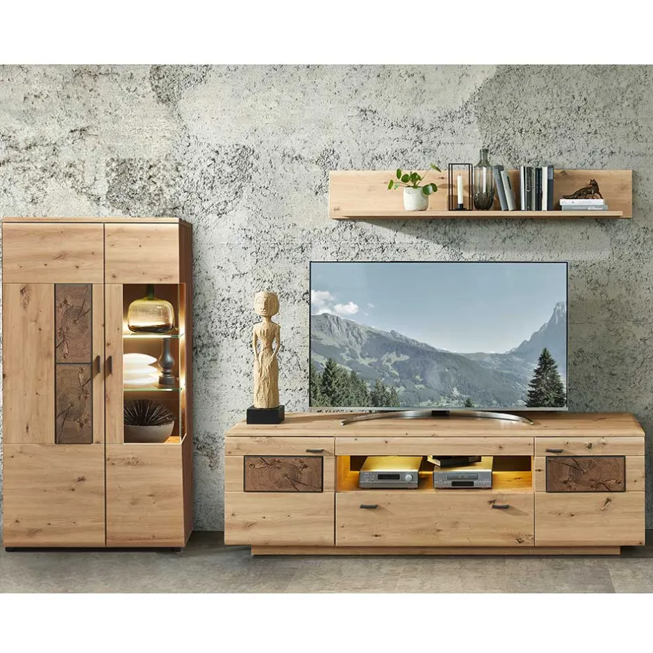 Pharao24 TV Anbauwand Philsov> Wohnwand 250 Cm|Moderne Wohnwände