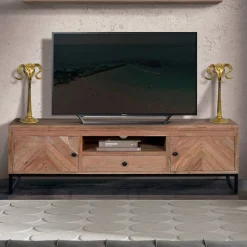 Massivholz Tv Möbel*Pharao24 TV Board Broziano