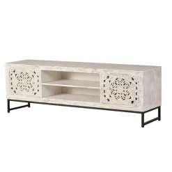 Pharao24 TV Board Corgova> Massivholz Tv Möbel