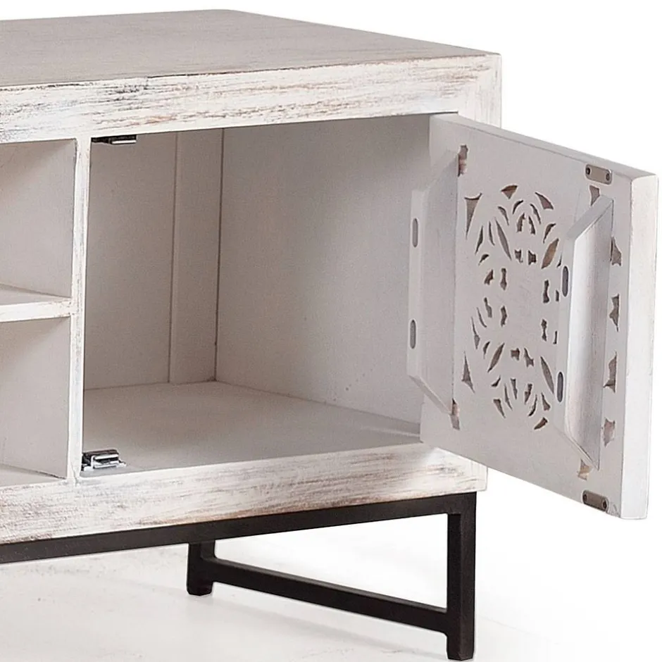 Pharao24 TV Board Corgova> Massivholz Tv Möbel