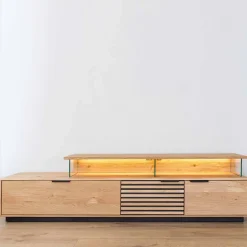 Pharao24 TV Board Deruta> Massivholz Tv Möbel