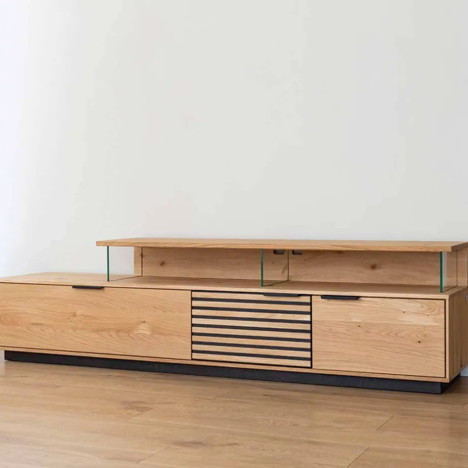 Pharao24 TV Board Deruta> Massivholz Tv Möbel