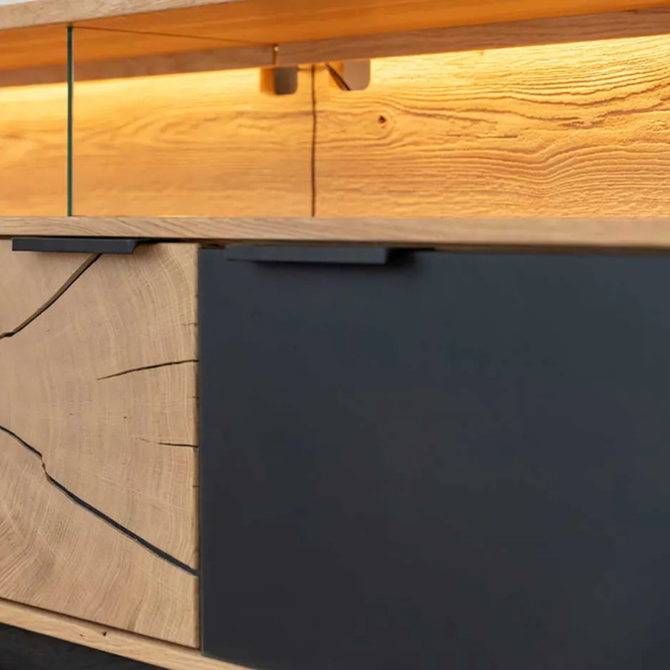 Massivholz Tv Möbel|Fernsehtische*Pharao24 TV Board Lakosion