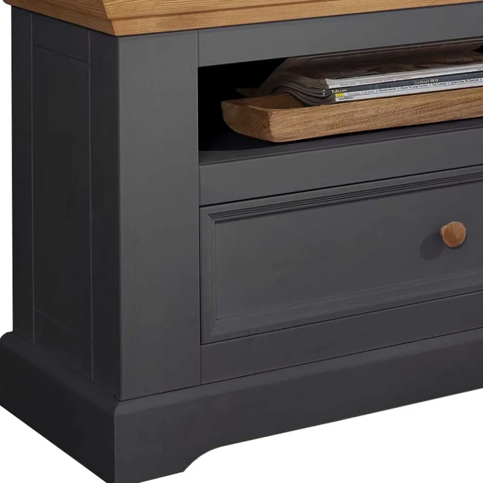 Massivholz Tv Möbel|Fernsehtische*Pharao24 TV Board Ligolas