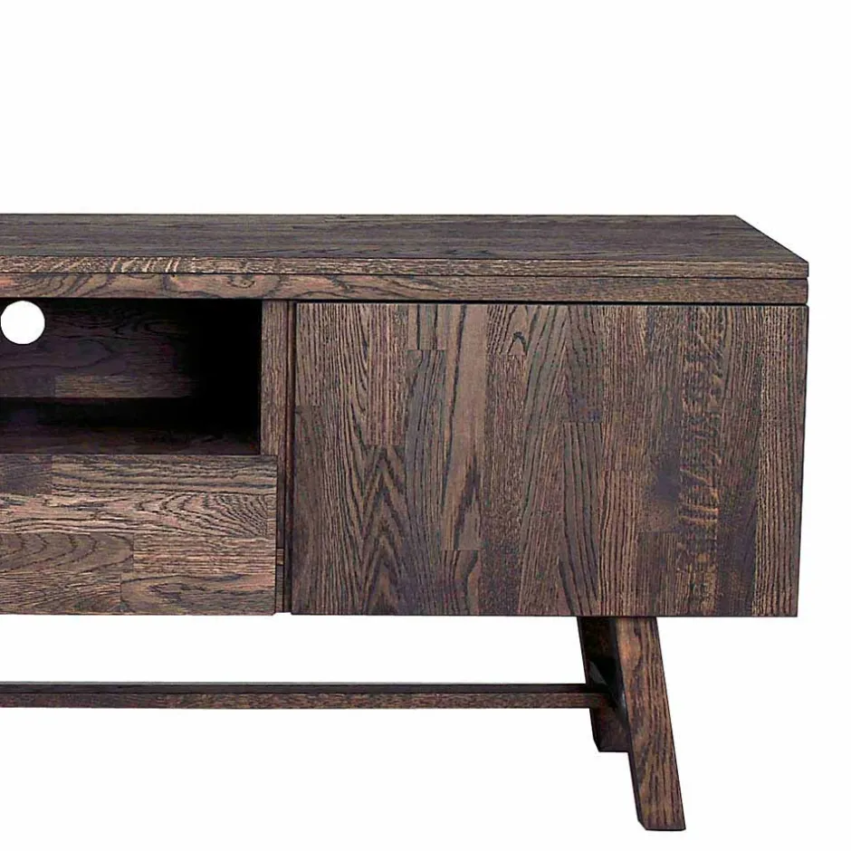 Massivholz Tv Möbel|Fernsehtische*Pharao24 TV Board Mossiv