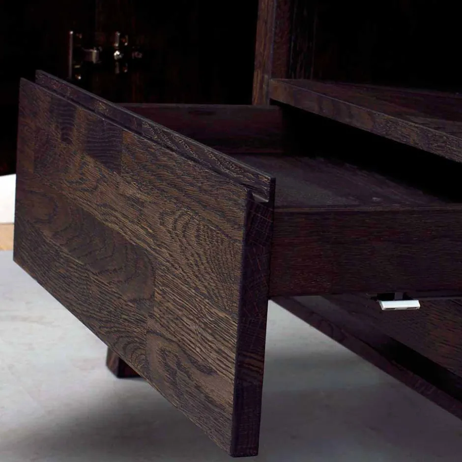 Massivholz Tv Möbel|Fernsehtische*Pharao24 TV Board Mossiv