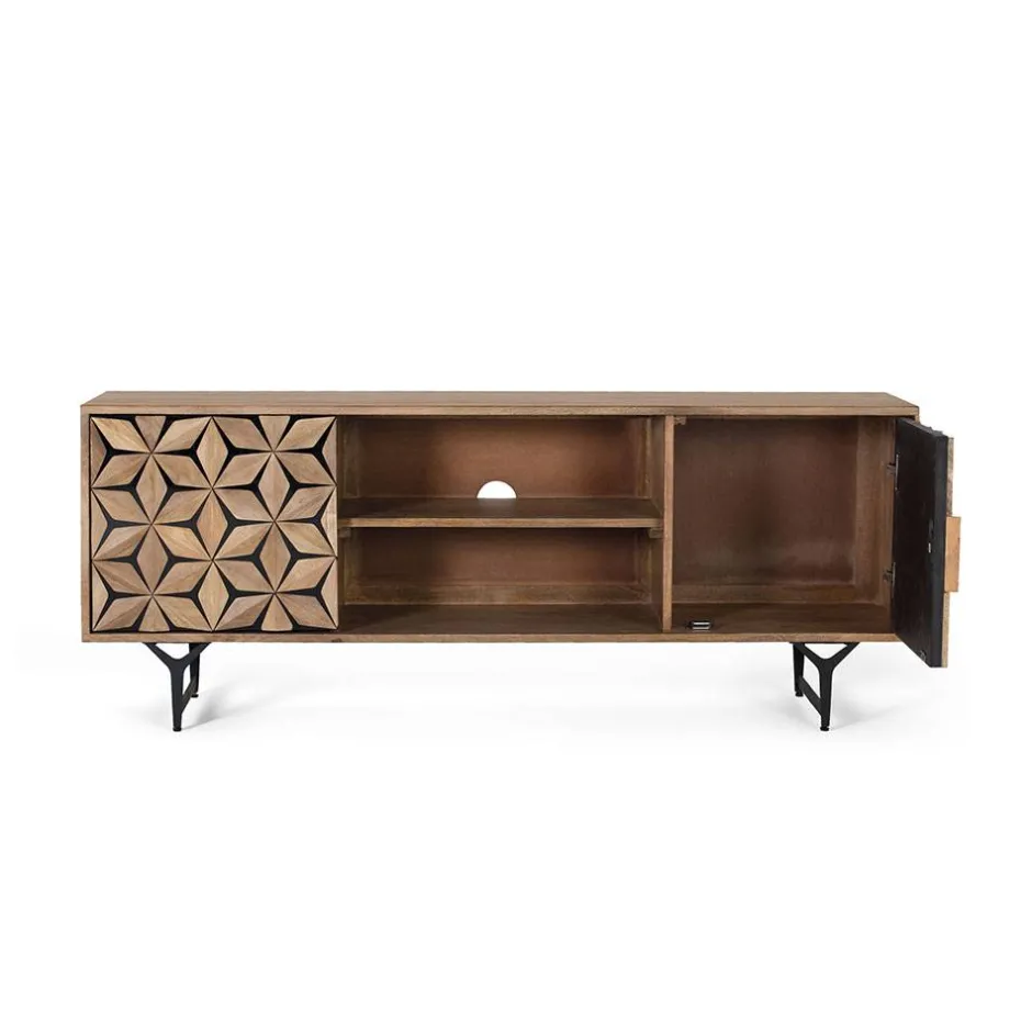 Massivholz Tv Möbel*Pharao24 TV Board Notana