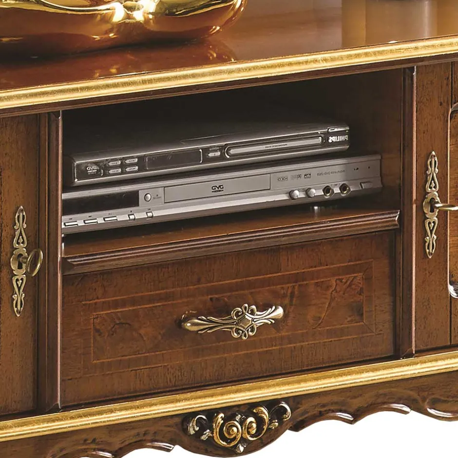 Pharao24 TV Board Sandi> Massivholz Tv Möbel|Fernsehtische