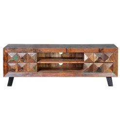 Massivholz Tv Möbel*Pharao24 TV Board Sector