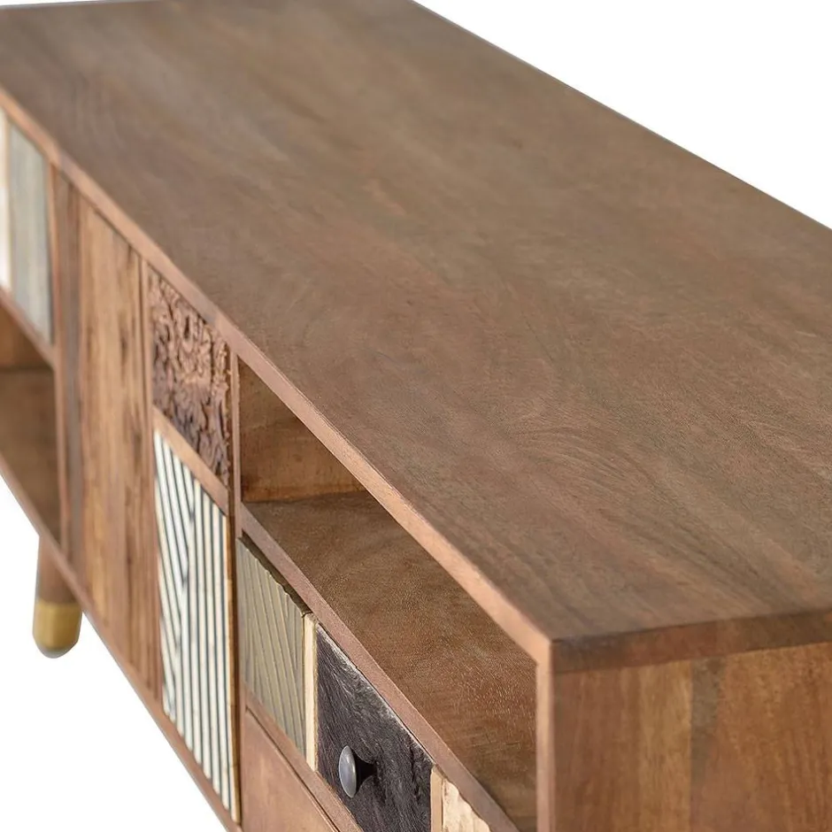 Pharao24 TV Board Trianus> Massivholz Tv Möbel