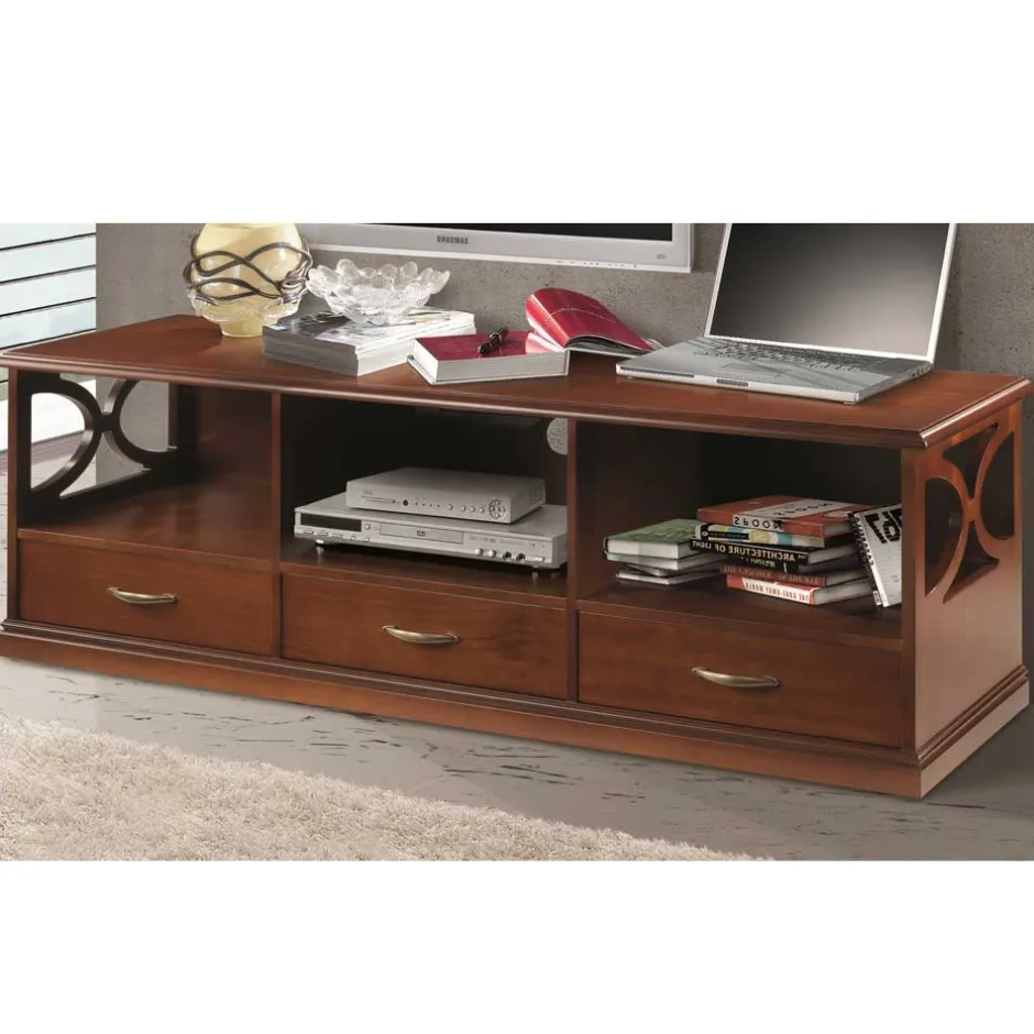 Fernsehkommoden|Massivholz Tv Möbel*Pharao24 TV Kommode Satyno