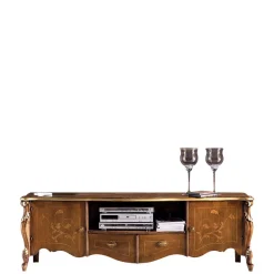 Pharao24 TV Kommode Savolina> Massivholz Tv Möbel|Fernsehtische