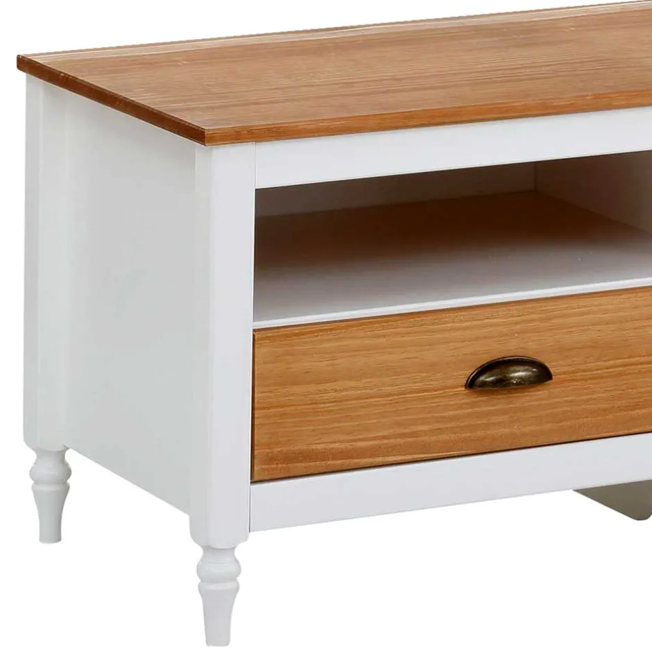 Massivholz Tv Möbel|Fernsehkommoden*Pharao24 TV Lowboard Cahira