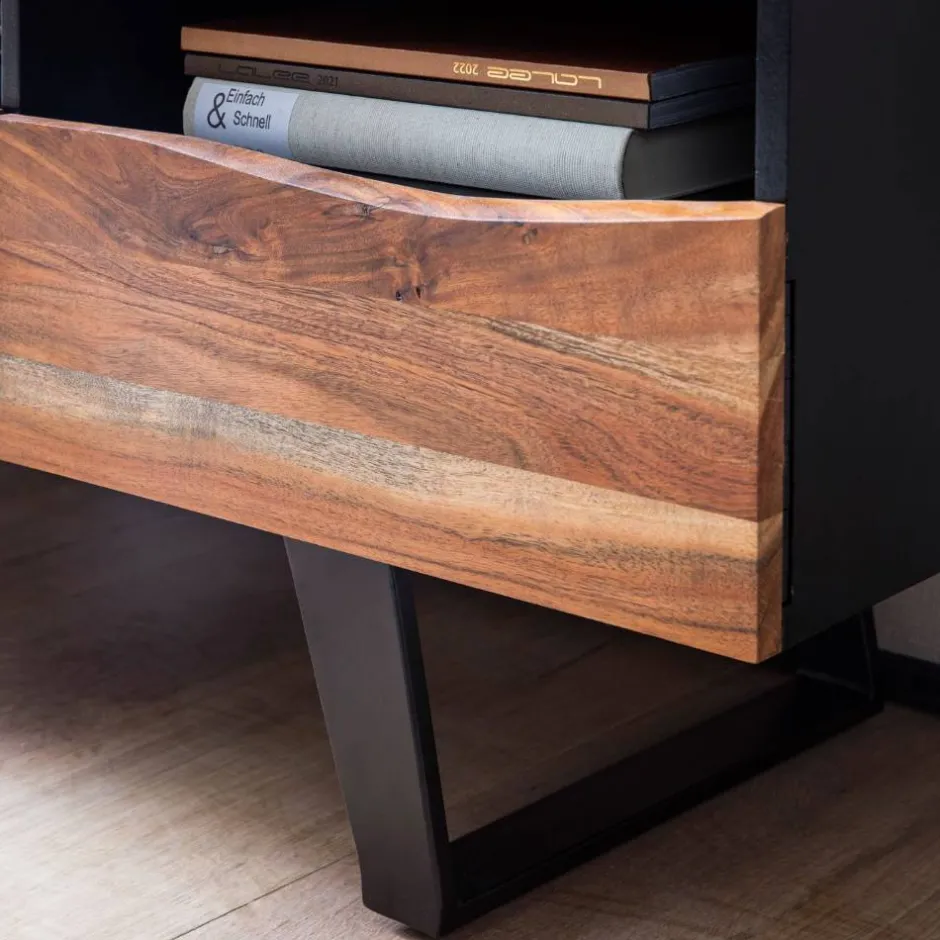 Pharao24 TV Lowboard Calbilan> Massivholz Tv Möbel