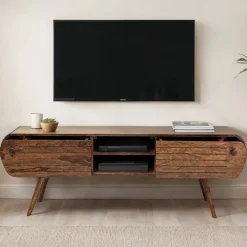 Massivholz Tv Möbel*Pharao24 TV Lowboard Carry