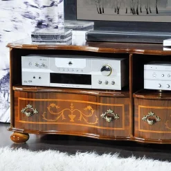 Massivholz Tv Möbel|Fernsehtische*Pharao24 TV Lowboard Casamarina