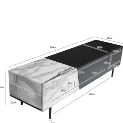 Fernsehtische|Lowboards*Pharao24 TV Lowboard Cempino