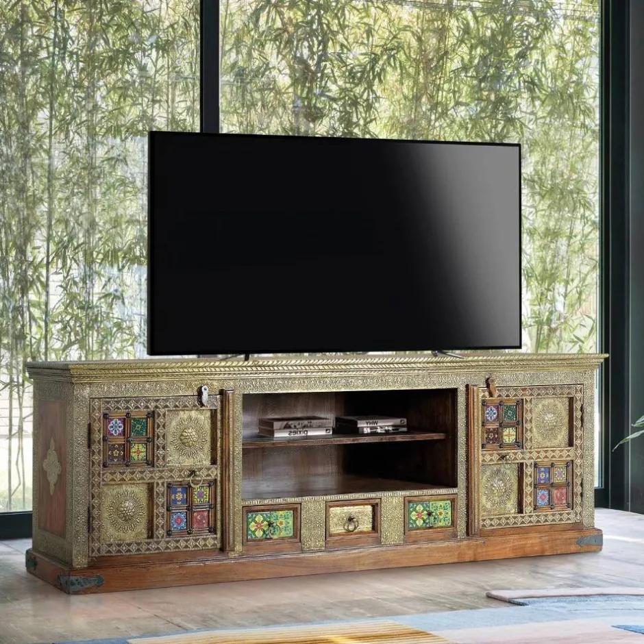 Pharao24 TV Lowboard Coestra> Massivholz Tv Möbel