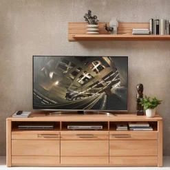 Pharao24 TV Lowboard Dressed> Massivholz Tv Möbel