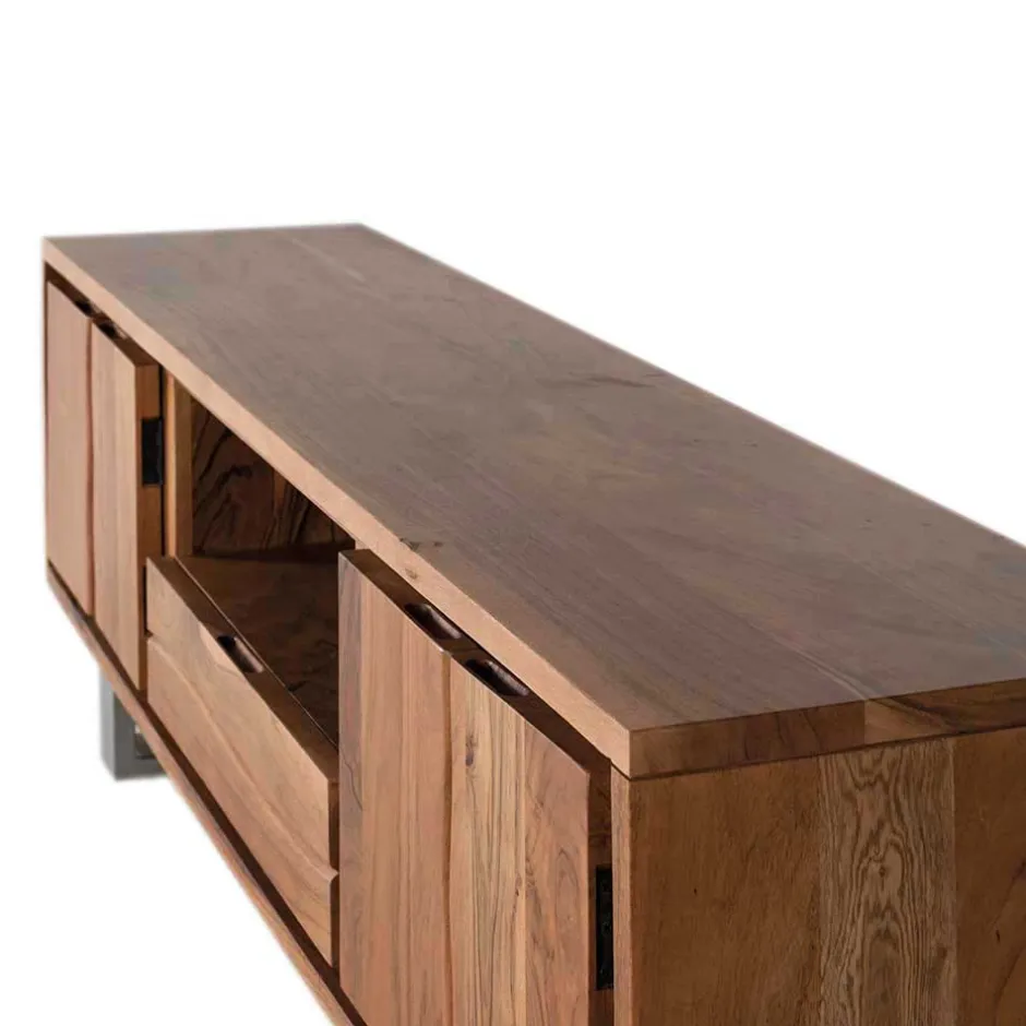 Pharao24 TV Lowboard Ectria> Massivholz Tv Möbel