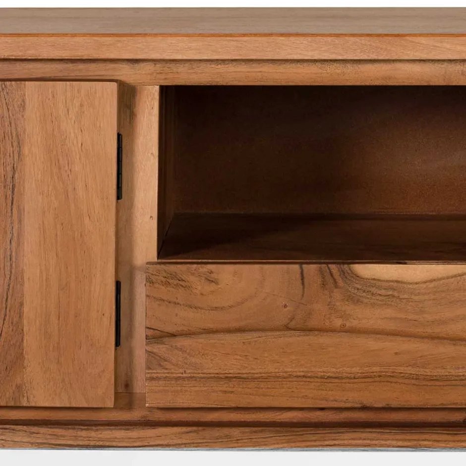 Pharao24 TV Lowboard Ectria> Massivholz Tv Möbel