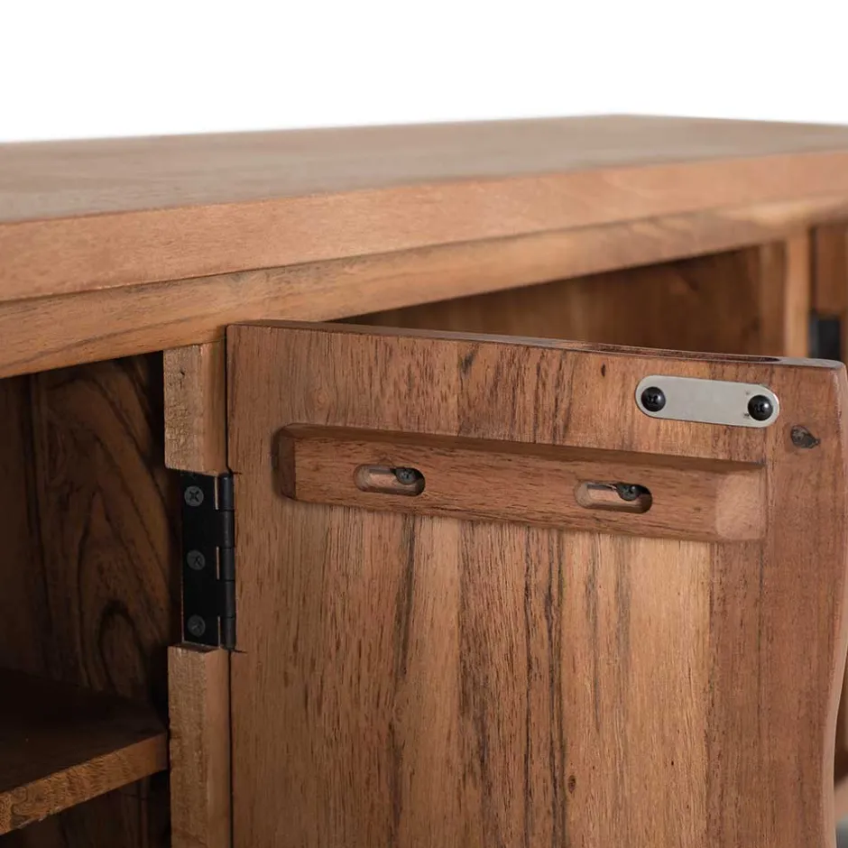 Pharao24 TV Lowboard Ectria> Massivholz Tv Möbel