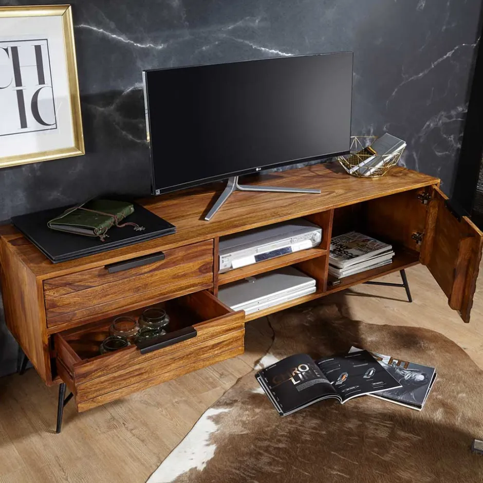 Massivholz Tv Möbel*Pharao24 TV Lowboard Felias
