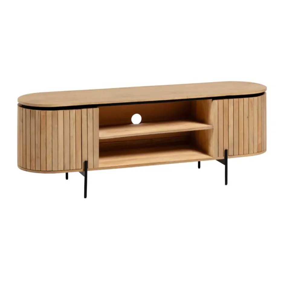 Pharao24 TV Lowboard Firessa> Massivholz Tv Möbel