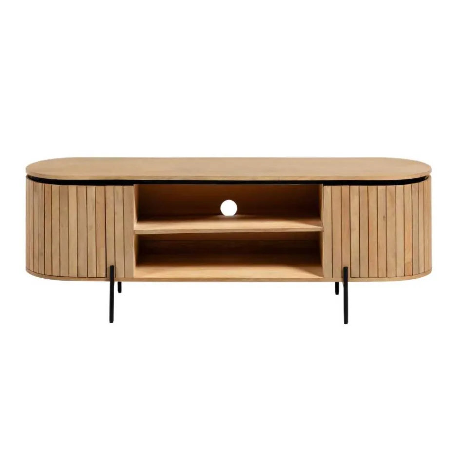 Pharao24 TV Lowboard Firessa> Massivholz Tv Möbel