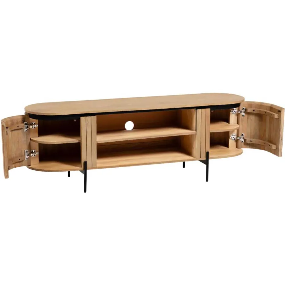 Pharao24 TV Lowboard Firessa> Massivholz Tv Möbel