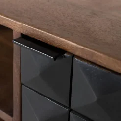 Massivholz Tv Möbel*Pharao24 TV Lowboard Jeans