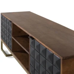 Massivholz Tv Möbel*Pharao24 TV Lowboard Jeans