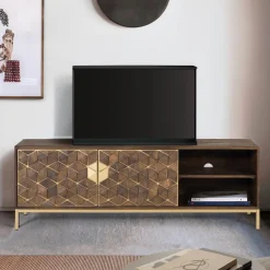 Massivholz Tv Möbel*Pharao24 TV Lowboard Jilandro