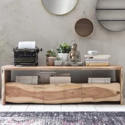 Massivholz Tv Möbel|Fernsehtische*Pharao24 TV Lowboard Ladacia