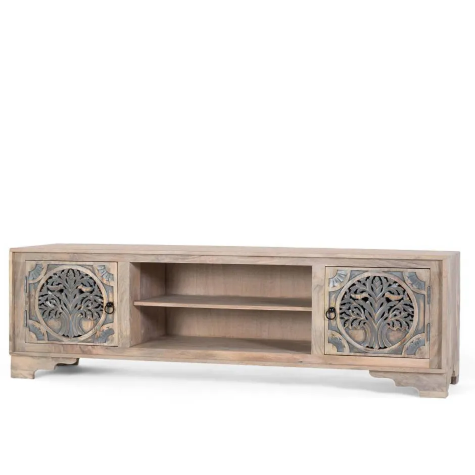 Massivholz Tv Möbel*Pharao24 TV Lowboard Lateo
