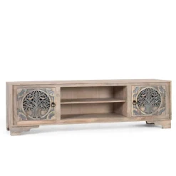 Massivholz Tv Möbel*Pharao24 TV Lowboard Lateo