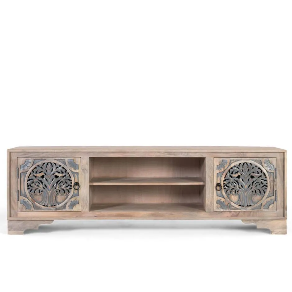 Massivholz Tv Möbel*Pharao24 TV Lowboard Lateo