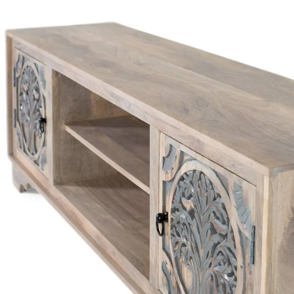 Massivholz Tv Möbel*Pharao24 TV Lowboard Lateo