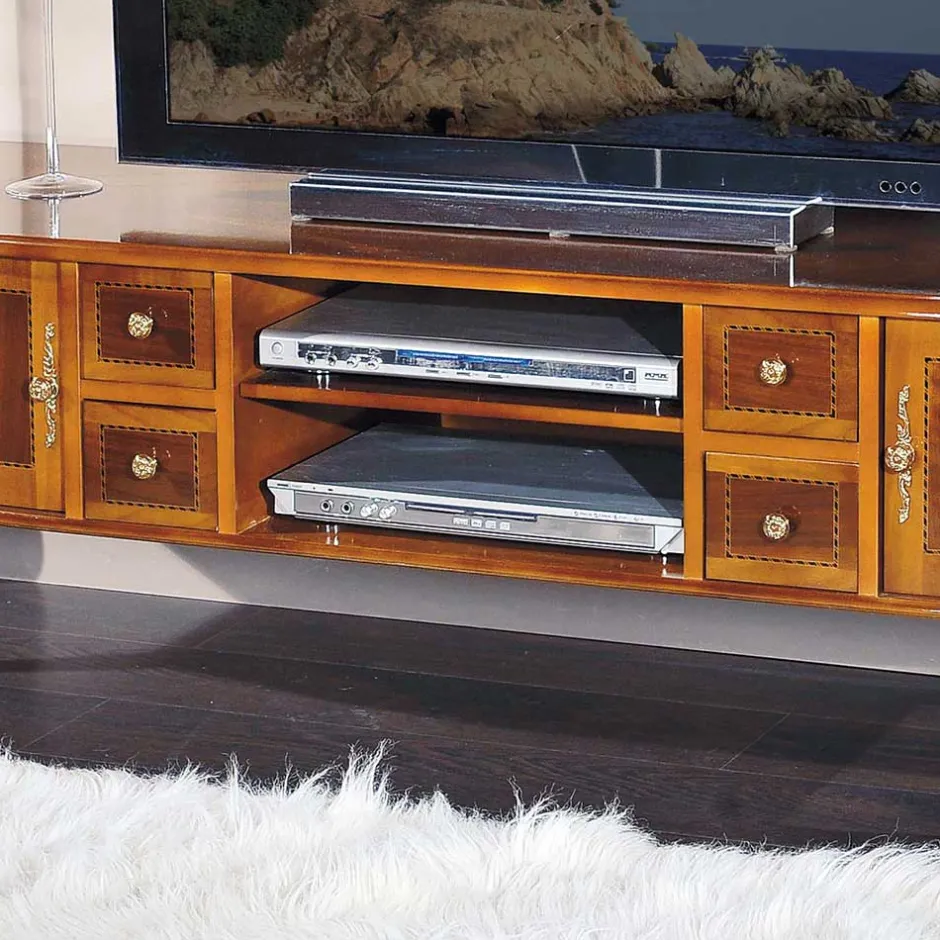 Pharao24 TV Lowboard Marzonas> Massivholz Tv Möbel|Fernsehtische