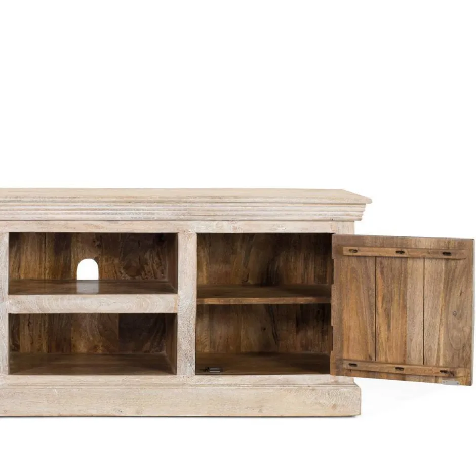 Massivholz Tv Möbel*Pharao24 TV Lowboard Netty