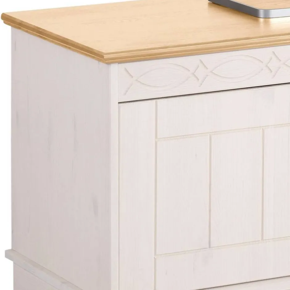 Massivholz Tv Möbel|Fernsehkommoden*Pharao24 TV Lowboard Regine