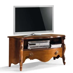 Pharao24 TV Lowboard Savolina> Massivholz Tv Möbel|Fernsehtische