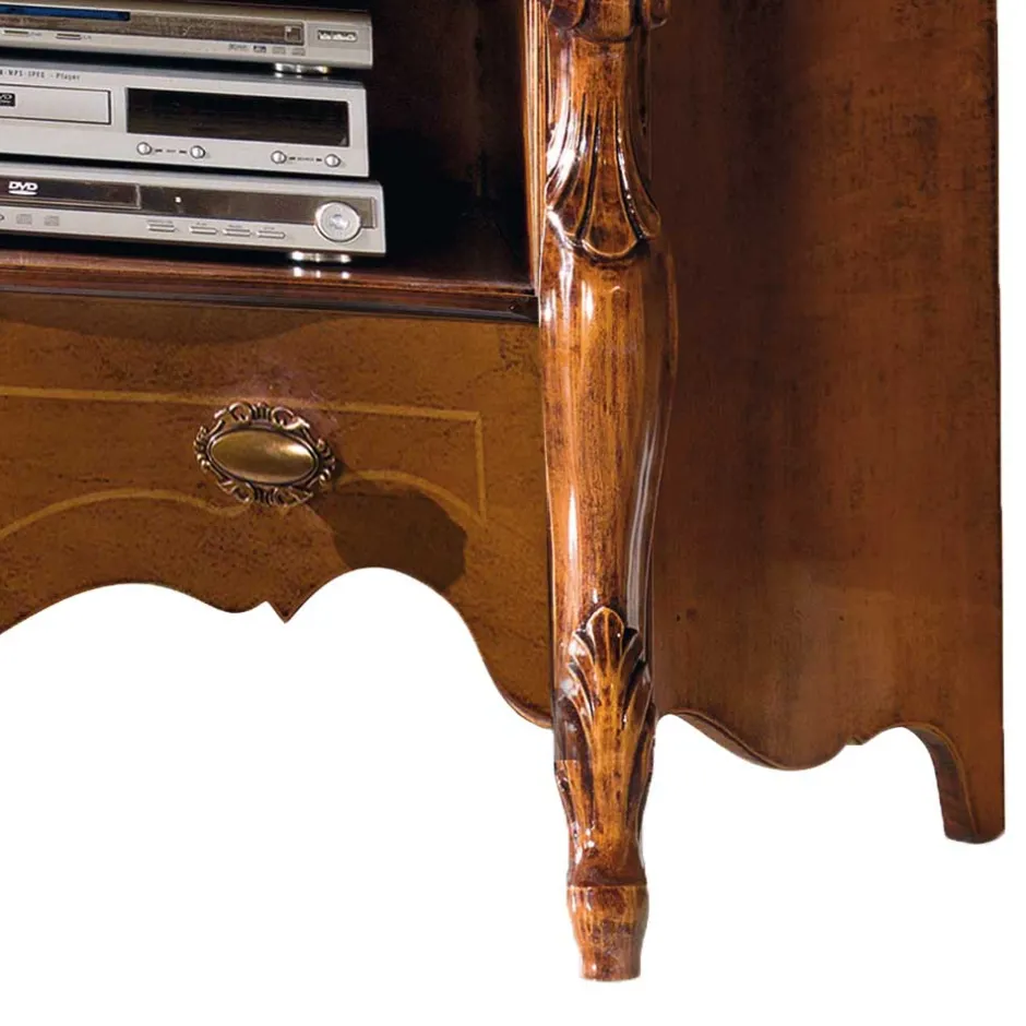 Pharao24 TV Lowboard Savolina> Massivholz Tv Möbel|Fernsehtische