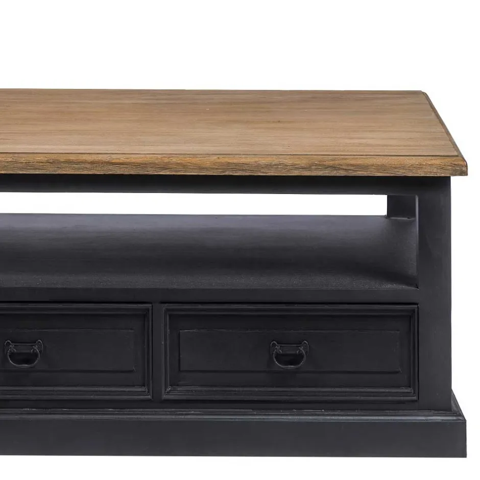 Massivholz Tv Möbel|Fernsehtische*Pharao24 TV Lowboard Trisdan