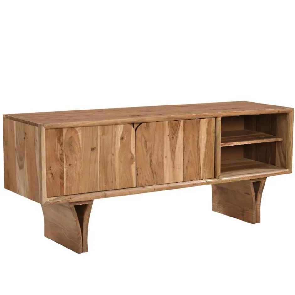 Massivholz Tv Möbel*Pharao24 TV Lowboard Troyesa