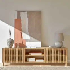 Massivholz Tv Möbel|Fernsehtische*Pharao24 TV Lowboard Vorianca