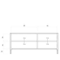 Fernsehkommoden|Massivholz Tv Möbel*Pharao24 TV Möbel Koropi